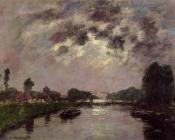 尤金 布丹 : Saint-Valery-sur-Somme, the Abbeville Canal